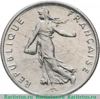 1/2 франка (franc) 1969 года   Франция