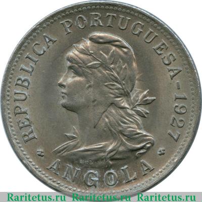 50 сентаво (centavos) 1927 года   Ангола