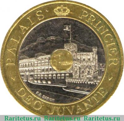 20 франков (francs) 1992 года   Монако