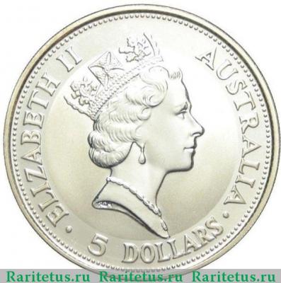5 долларов (dollars) 1991 года   Австралия