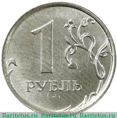 Реверс монеты 1 рубль 2018 года ММД 