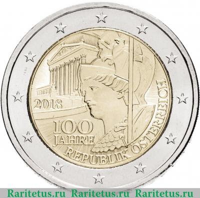 2 евро (euro) 2018 года   Австрия