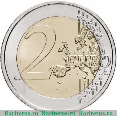 Реверс монеты 2 евро (euro) 2018 года   Австрия