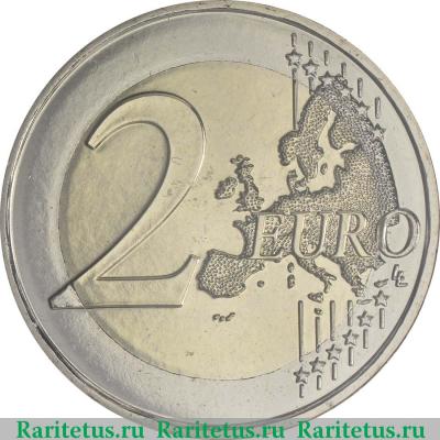 Реверс монеты 2 евро (euro) 2017 года  пиренейская страна Андорра