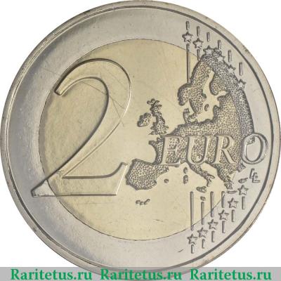 Реверс монеты 2 евро (euro) 2017 года  гимн Андорра