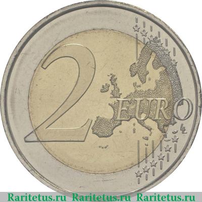 Реверс монеты 2 евро (euro) 2018 года  конституция Андорра