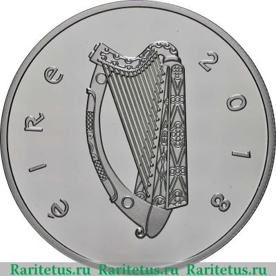 15 евро (euro) 2018 года  Дракула Ирландия proof