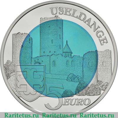 Реверс монеты 5 евро (euro) 2017 года   Люксембург proof