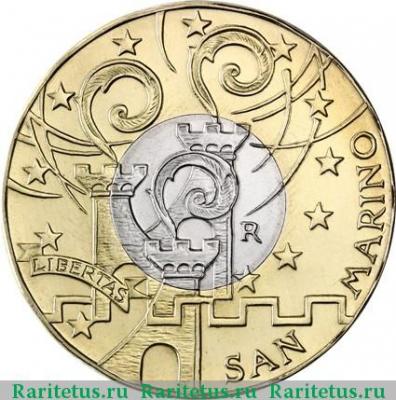 5 евро (euro) 2016 года   Сан-Марино