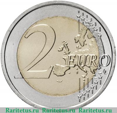 Реверс монеты 2 евро (euro) 2017 года   Словакия