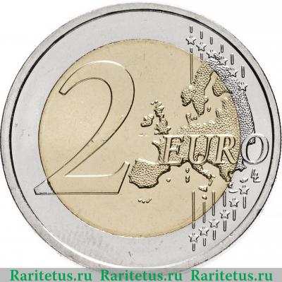 Реверс монеты 2 евро (euro) 2018 года   Словакия