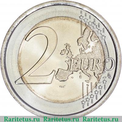 Реверс монеты 2 евро (euro) 2016 года   Словения