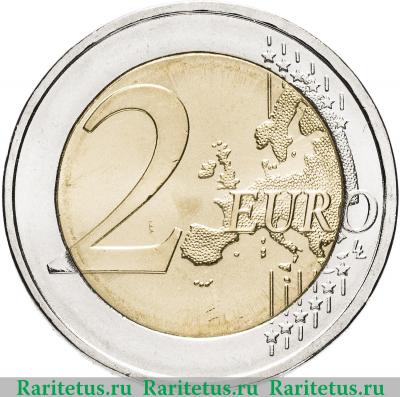 Реверс монеты 2 евро (euro) 2017 года   Словения
