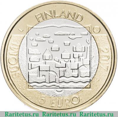 5 евро (euro) 2017 года  Маннергейм Финляндия