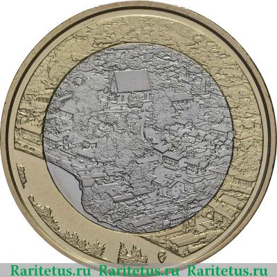 Реверс монеты 5 евро (euro) 2018 года  Порвоо Финляндия