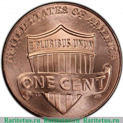 Реверс монеты 1 цент (cent) 2018 года   США