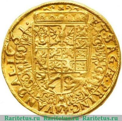 Реверс монеты 1 дукат (ducat) 1631 года   Богемия
