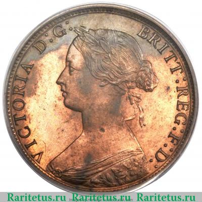 1 цент (cent) 1861 года   Нью-Брансуик