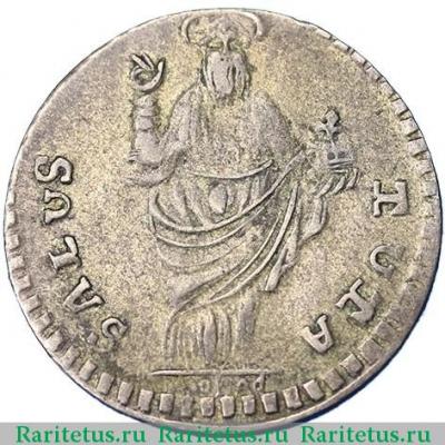 Реверс монеты перперо (perpero) 1803 года   Республика Рагуза