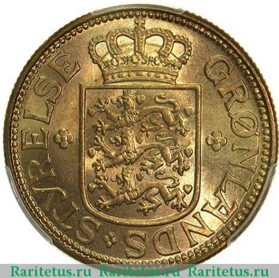 1 крона (krone) 1926 года   Гренландия