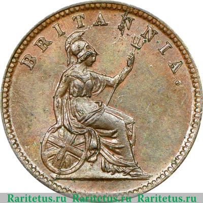Реверс монеты 1 лепта 1834 года   Ионические острова