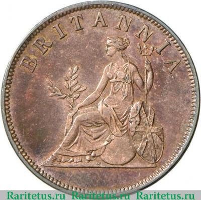 Реверс монеты 1 обол 1819 года   Ионические острова