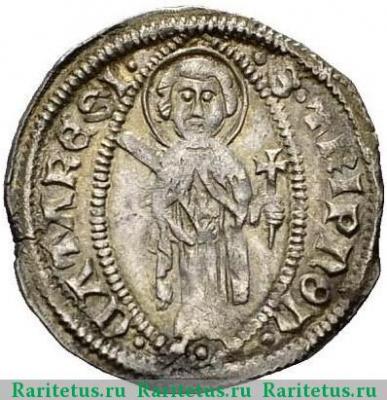Реверс монеты гроссо (grosso) 1371 года   Котор