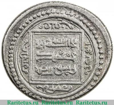 Реверс монеты 6 дирхамов (dirhams) 1316 года   Государство Хулагуидов