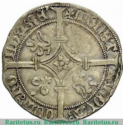 Реверс монеты двойной гроот (doppelgroot) 1434 года   Бургундские Нидерланды
