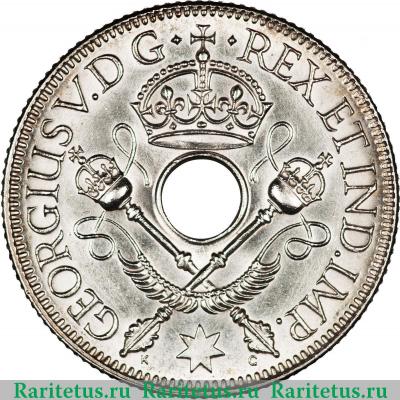 1 шиллинг (shilling) 1935 года   Новая Гвинея