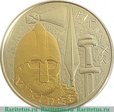Реверс монеты 10 динеров 2008 года   Андорра