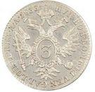 Реверс монеты 3 крейцера 1831-1835 годов   Австрия