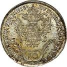 Реверс монеты 10 крейцеров 1815 года   Австрия