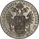 Реверс монеты 1 талер 1817-1824 годов   Австрия