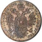 Реверс монеты 1 талер 1852-1856 годов   Австрия