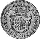 Реверс монеты 1 крейцер 1742-1743 годов   Австрия
