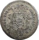 Реверс монеты 1 крейцер 1742-1745 годов   Австрия