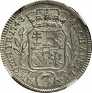 Реверс монеты 3 крейцера 1742-1745 годов   Австрия