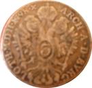Реверс монеты 3 крейцера 1792-1799 годов   Австрия