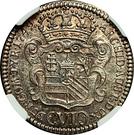 Реверс монеты 6 крейцеров 1742-1746 годов   Австрия