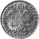 Реверс монеты 7 крейцеров 1768-1776 годов   Австрия