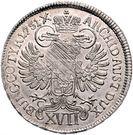 Реверс монеты 17 крейцеров 1751-1763 годов   Австрия