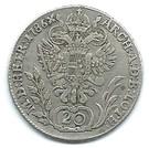 Реверс монеты 20 крейцеров 1780-1790 годов   Австрия