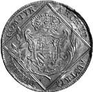 Реверс монеты 30 крейцеров 1742-1745 годов   Австрия