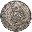 Реверс монеты 30 крейцеров 1744-1745 годов   Австрия