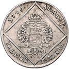 Реверс монеты 30 крейцеров 1746-1750 годов   Австрия