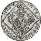 Реверс монеты 30 крейцеров 1751-1765 годов   Австрия