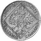 Реверс монеты 30 крейцеров 1760 года   Австрия