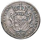 Реверс монеты 1/12 талера 1741 года   Австрия