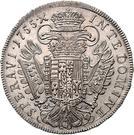 Реверс монеты ½ талера 1751-1765 годов   Австрия